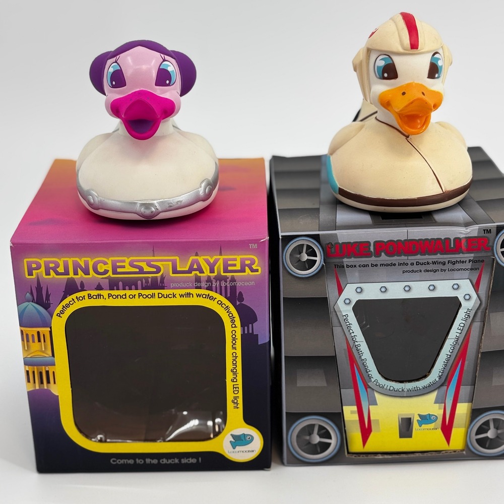 Locomocean Glow in the Duck Set White Luke Pondwalker Princess Layer Star Wars